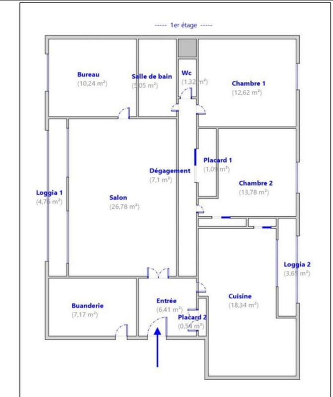 MARSEILLE-8E-ARRONDISSEMENT Appartement 4 pièce(s) 118 m2 vue mer, jardin partagé, box de garage 18