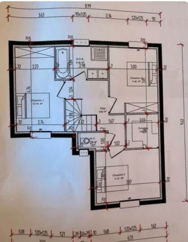BAGES Superbe Terrain plat et clôturé de 182 m2 constructible avec permis acceptée sur la commune de Bages 6