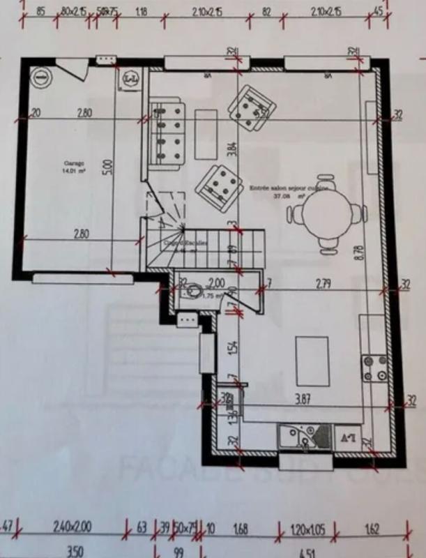 BAGES Superbe Terrain plat et clôturé de 182 m2 constructible avec permis acceptée sur la commune de Bages 7