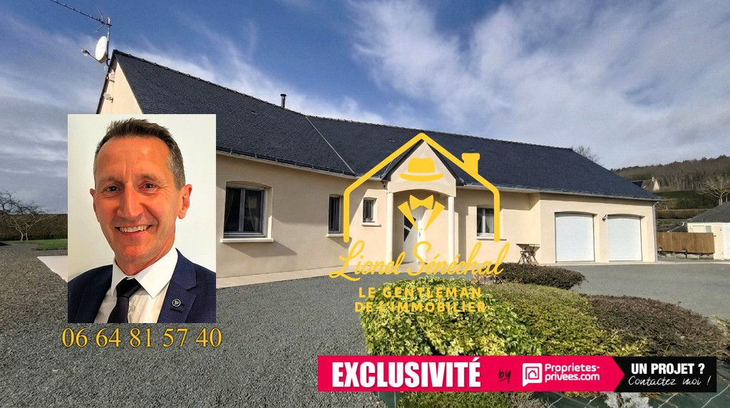 SAINT-DENIS-D'ORQUES Maison entièrement de plain - pied très lumineuse et peu énergivore de 6 pièces de 110 m2 sur une parcelle de plus de 6 000 m2(possibilité de vendre 2 parcelles constructibles) 1