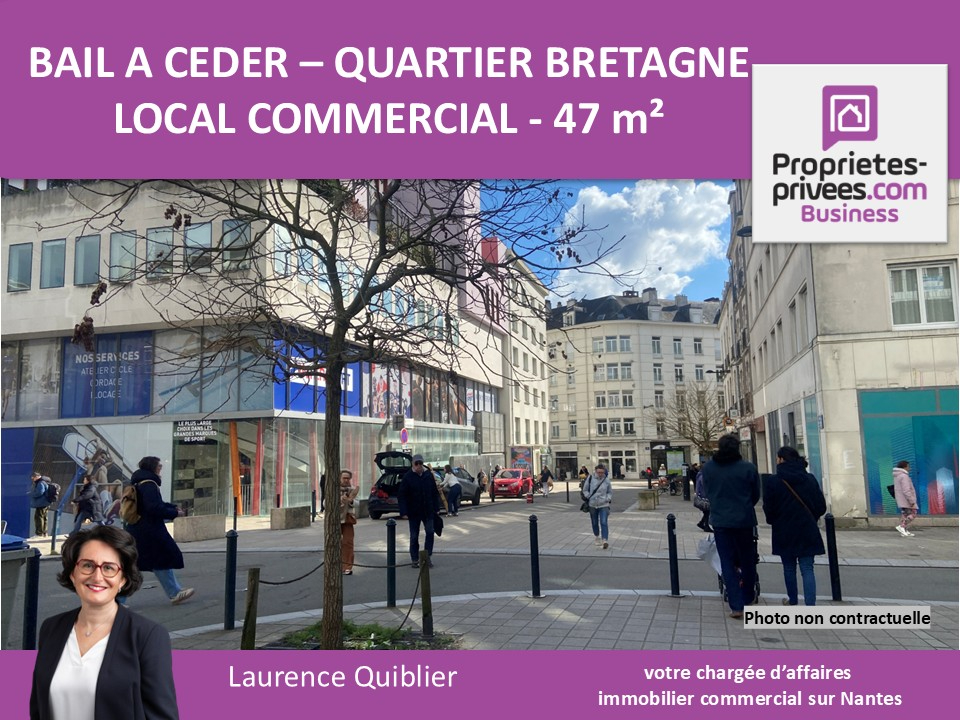 NANTES 44000 NANTES - BAIL A CEDER, LOCAL COMMERCIAL 47 M² 1