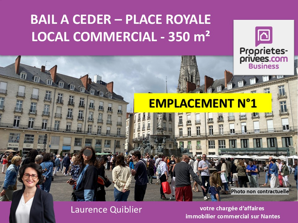 NANTES 44000 NANTES  - BAIL A CEDER , LOCAL COMMERCIAL 350 M² 1