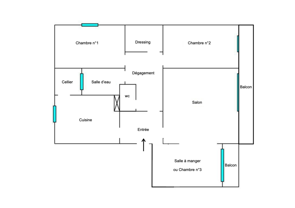 REZE Appartement Rezé (4 pièces) 73 m² 7