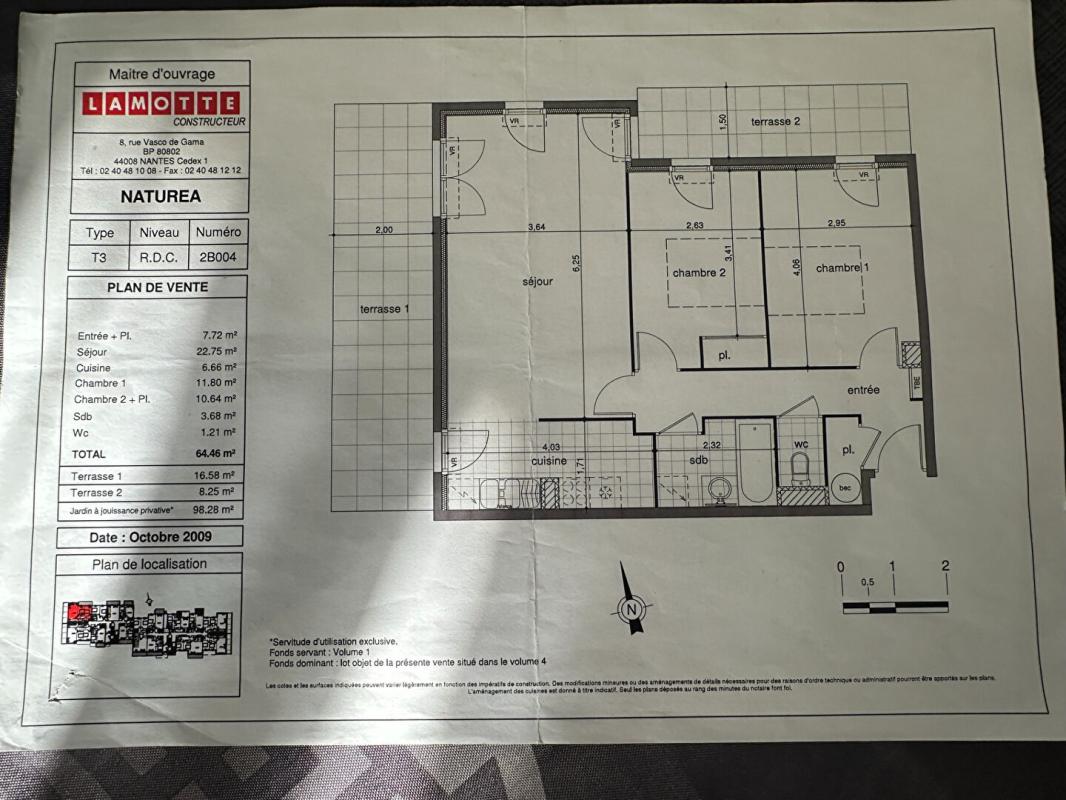 SAINTE-LUCE-SUR-LOIRE Appartement Sainte Luce Sur Loire 3 pièce(s) 64.50m2 12