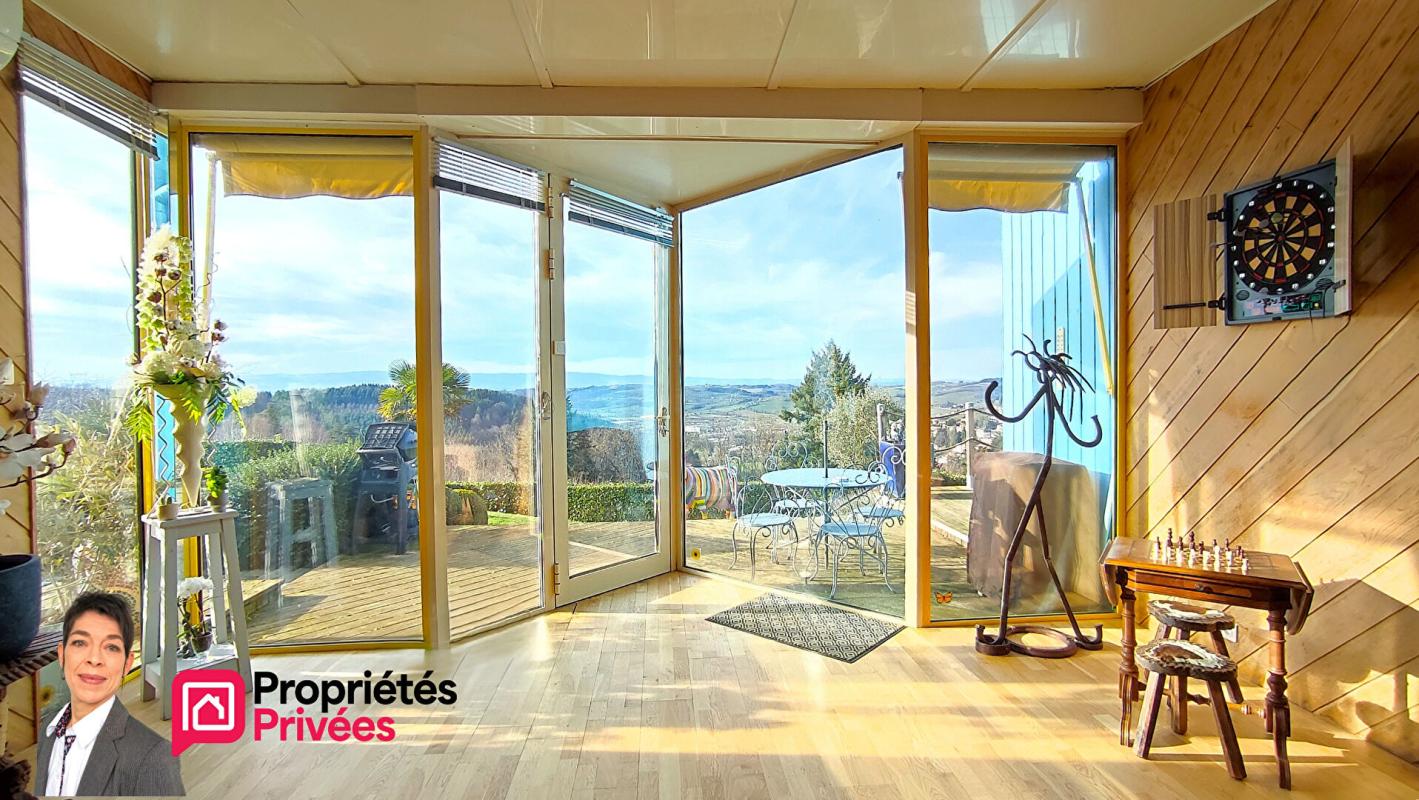 THIZY THIZY-LES-BOURGS (69240) Maison d'architecte avec vue 185 m², jardin 2000 m², piscine, garage, dépendances 8