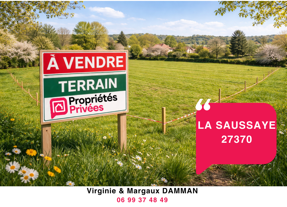 LA SAUSSAYE Espace, Nature et Proximité ! Terrain de 1582 m² à La Saussaye 1
