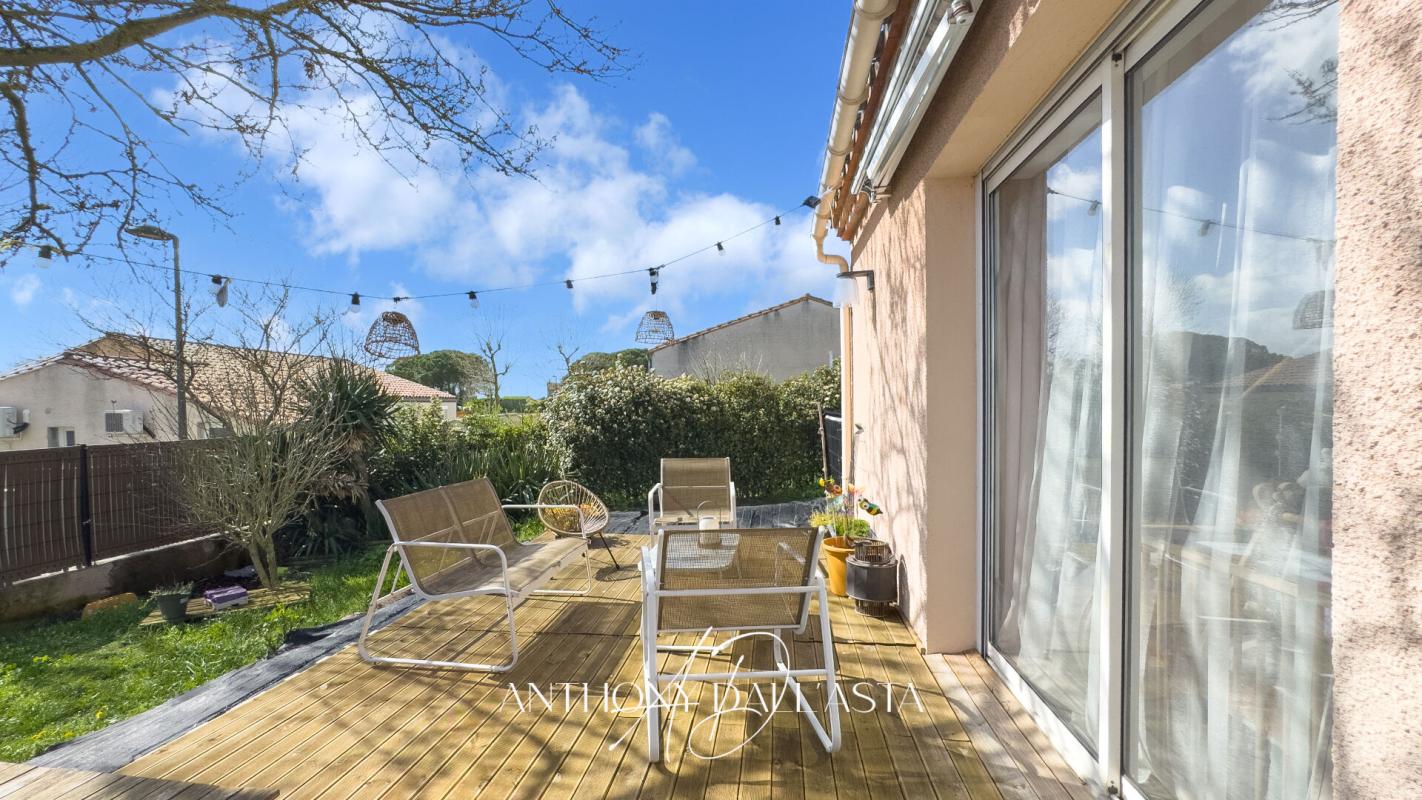 MOUSSOULENS Maison- 3 chambres- salon- séjour- cuisine- garage- jardin- terrasse 1