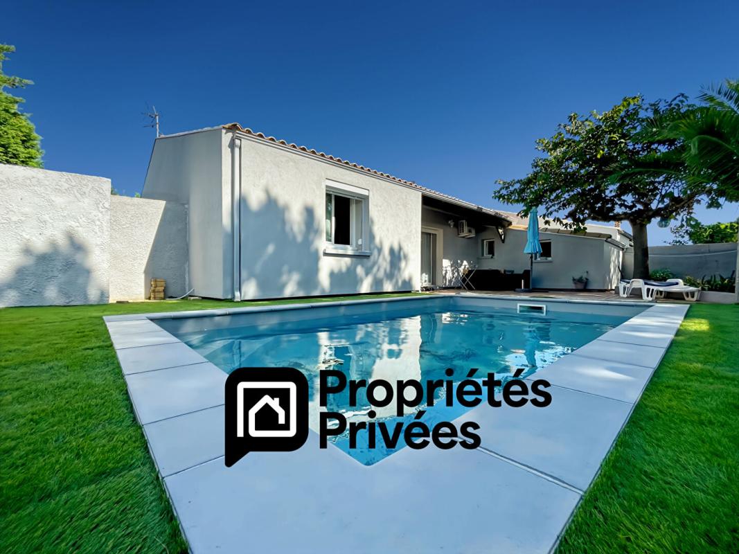 TREBES Maison plain-pied 100 m2 environ avec piscine - Coup de coeur assuré ! 1