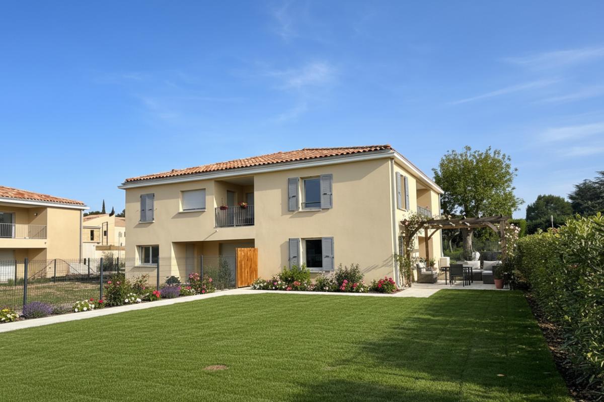 AIX-EN-PROVENCE Appartement 3 pièces avec terrasse et grand jardin dans résidence de standing récente 1