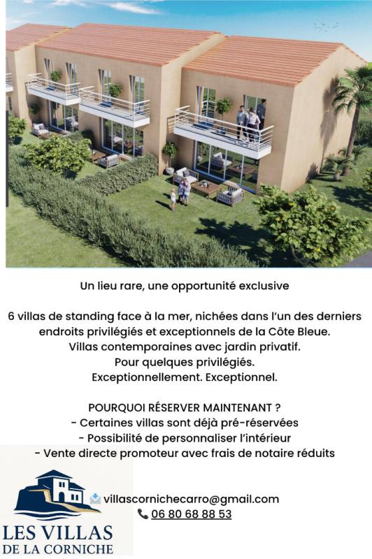 MARTIGUES Villa front de mer à  Carro 4 pièce(s) 85.94 m2 2