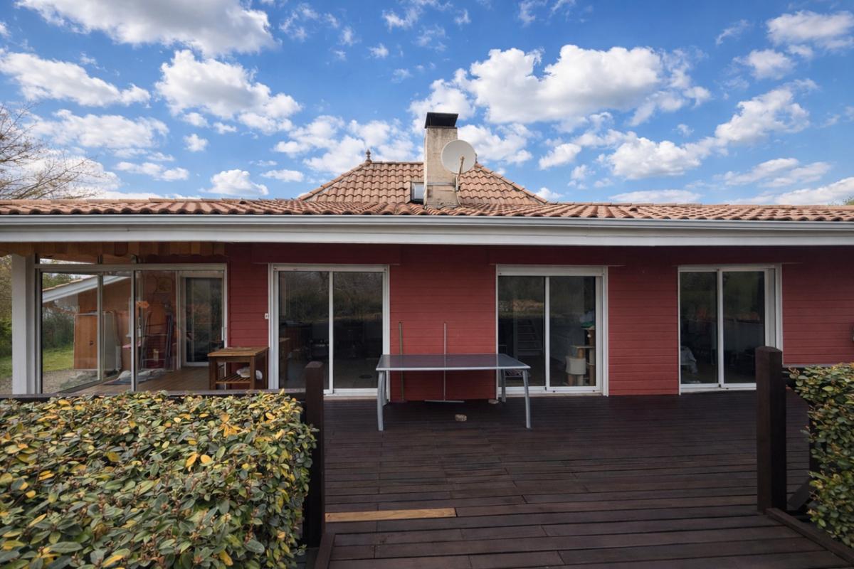 SALLES Maison 140m2 (dont véranda: 6m² et Studio 25m²) + garage et carport sur 1550m2 de terrain 1