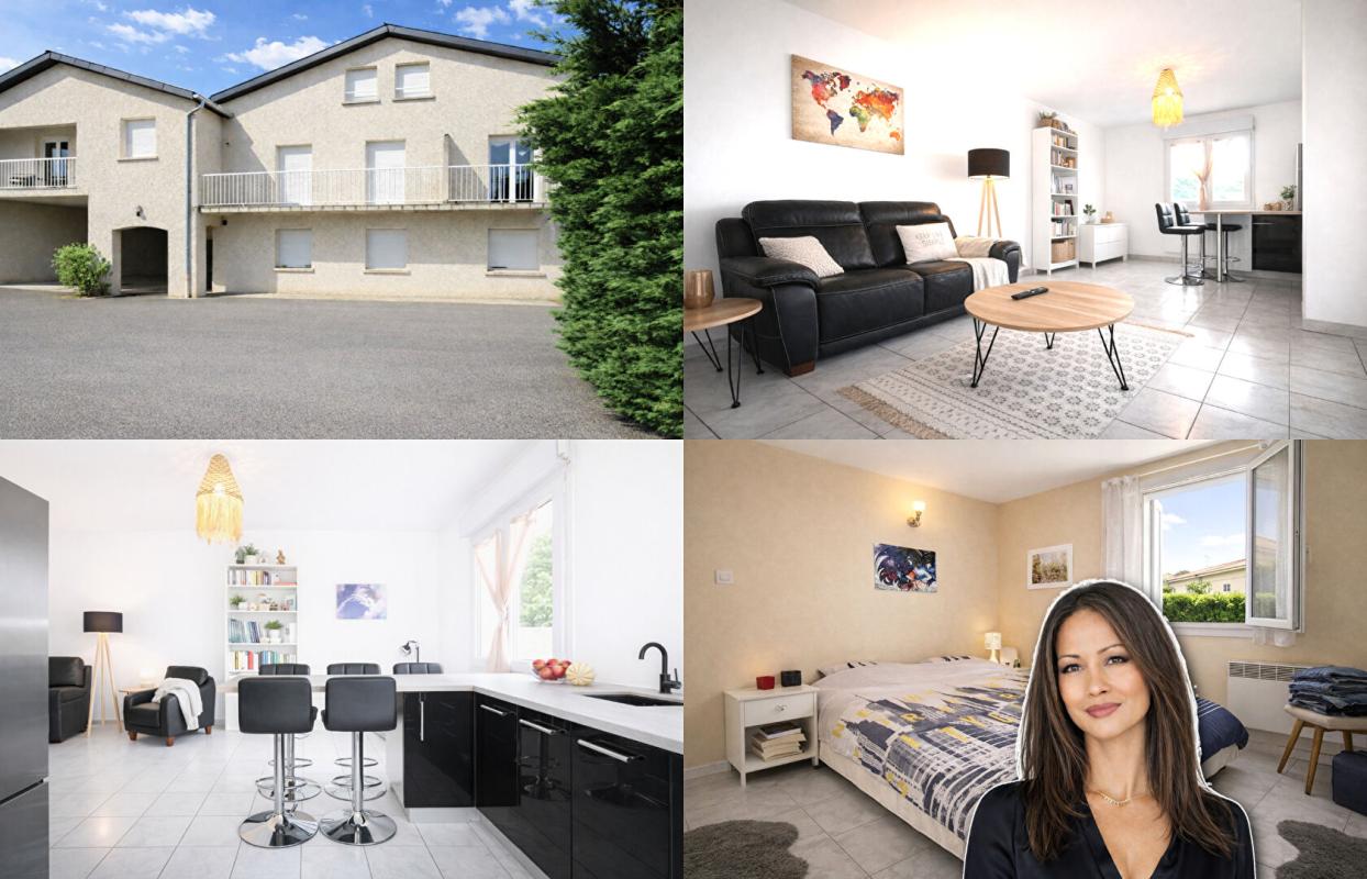 GENAS Appartement 2 pièces, 43 m², parking privatif 1