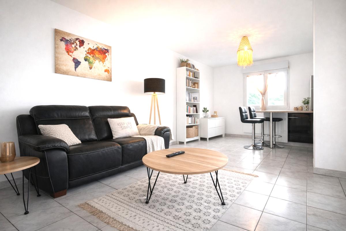 GENAS Appartement 2 pièces, 43 m², parking privatif 3