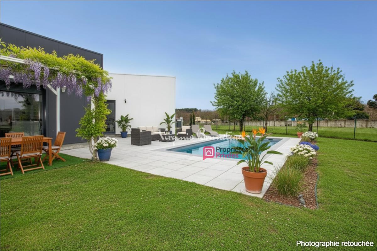 SAINT-SAUVEUR Maison contemporaine d'exception - 7 pièces - Vue vignes 13