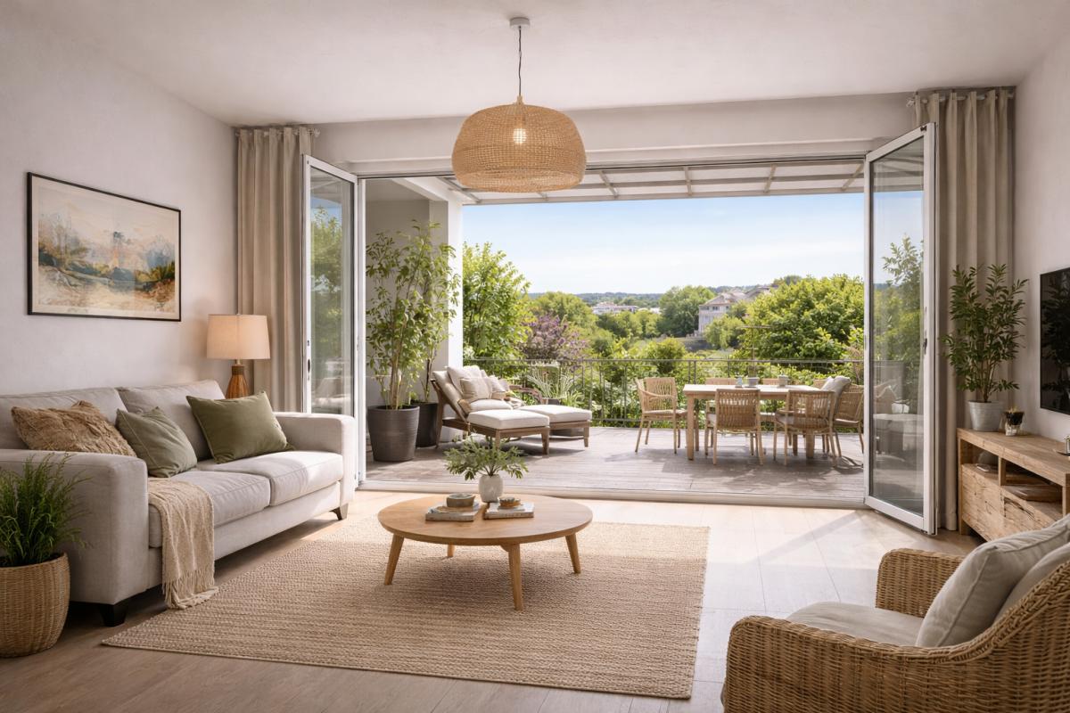 MARTIGUES Martigues 4 pièces avec grande loggia dans résidence récente 1