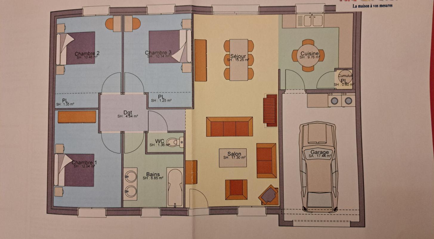 SAINT-LEGER-DES-BOIS Maison de plain pied - 3 chambres 12