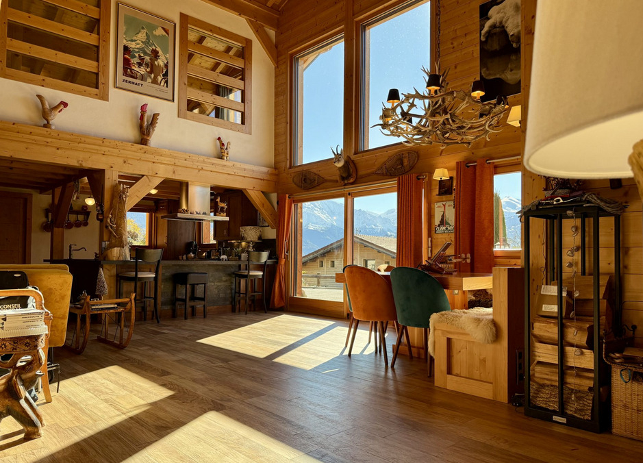 PASSY PASSY Secteur BAY ,Chalet d'exception 5 pièces150 m2, vue massif du Mont Blanc , 841 m2 de terrain 1070000 EUROS 5