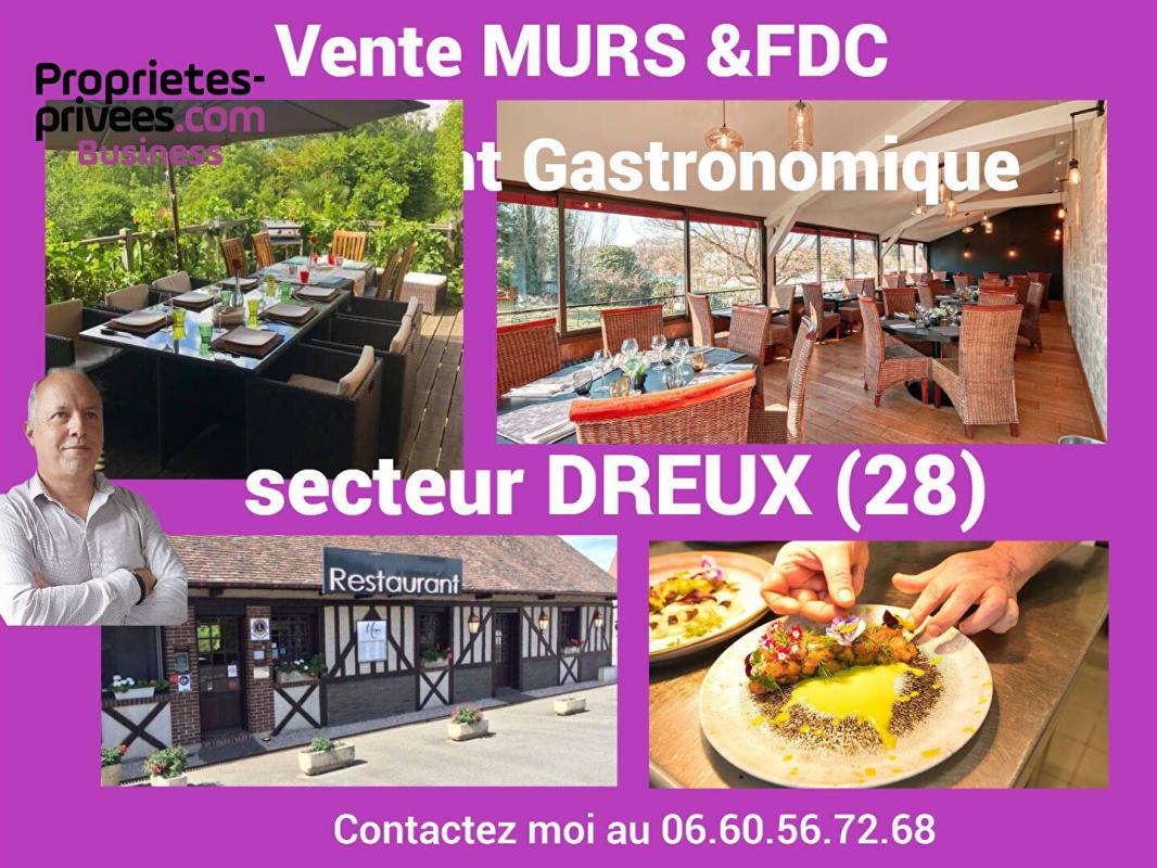 DREUX Murs & fonds restaurant gastronomique secteur Dreux (28) 300 m2 1