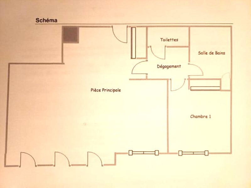 VENISSIEUX Grand T2 de  49 m2 en superbe état 10