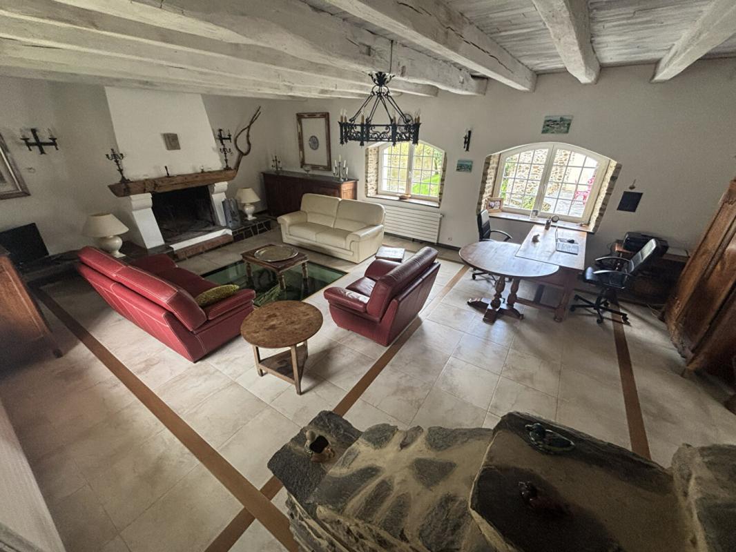 SEGRE Domaine d'exception avec moulin du XVI siècle entièrement rénové, env 330 m² habitables  - 15 hectares avec rivière et étang 9