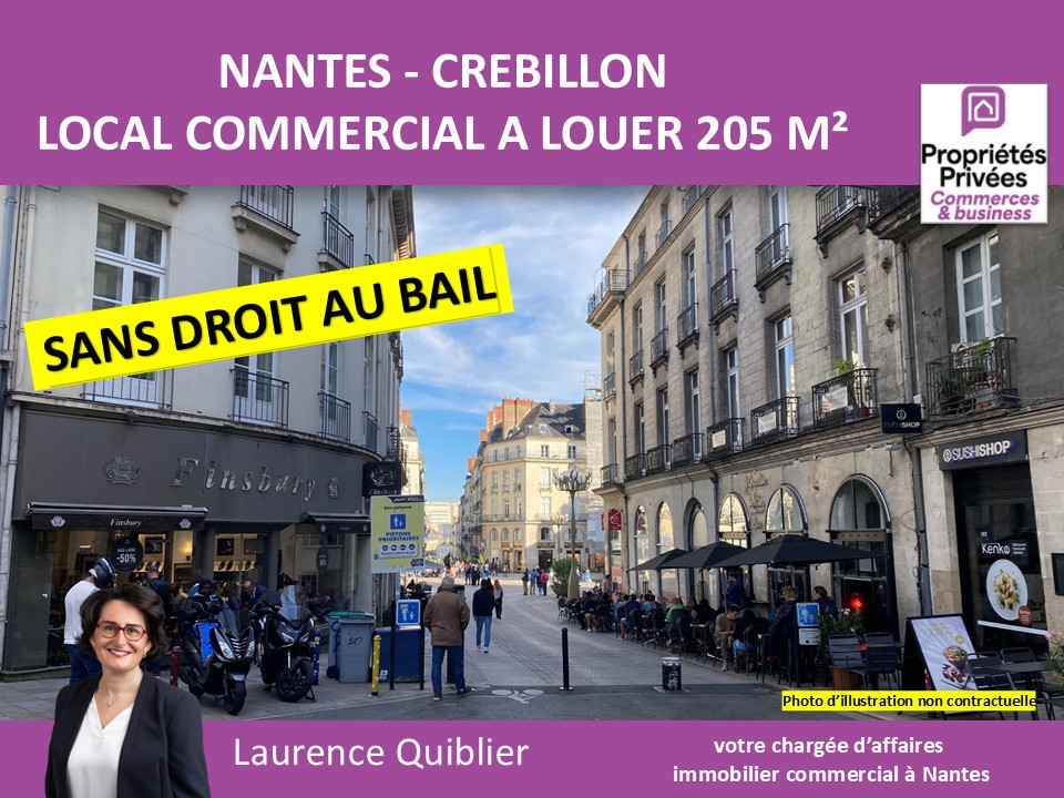 NANTES 44000 NANTES - A LOUER LOCAL COMMERCIAL 205 m² 1
