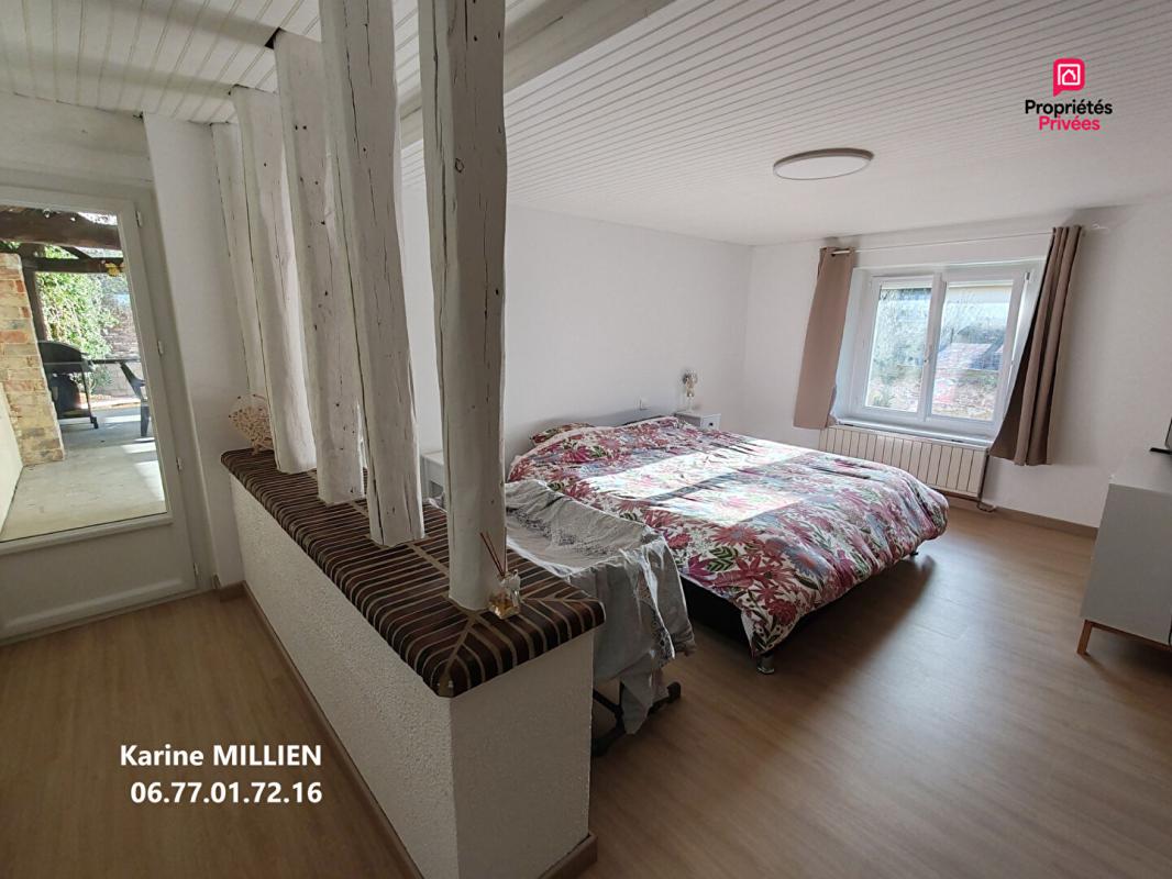 CHERISY CHERISY 28500 Maison de style longère - 1 étage - 4 chambres - Atelier - Terrain - 299000  HAI 14