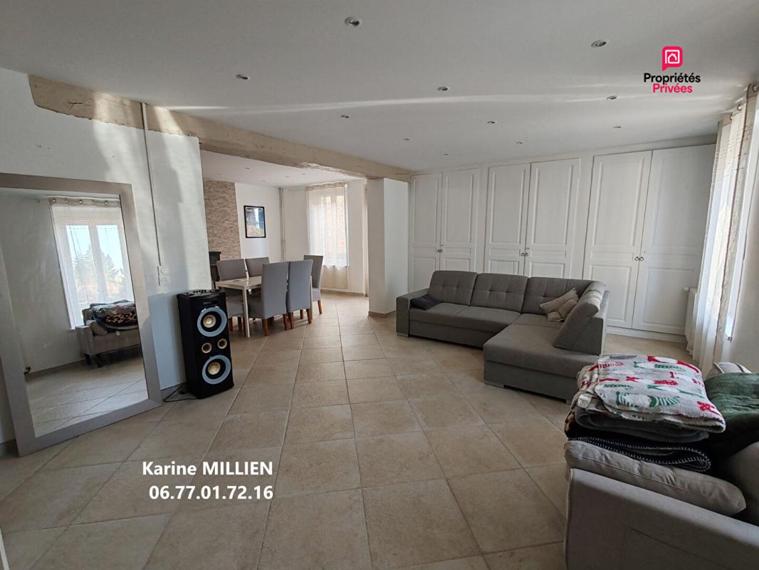 CHERISY CHERISY 28500 Maison de style longère - 1 étage - 4 chambres - Atelier - Terrain - 299000  HAI 7