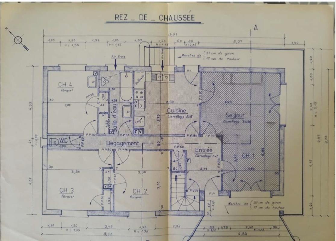PINS-JUSTARET Maison Pins Justaret 5 pièce(s) 101.31 m2 avec sous-sol aménageable sur parcelle de 3000m² 14
