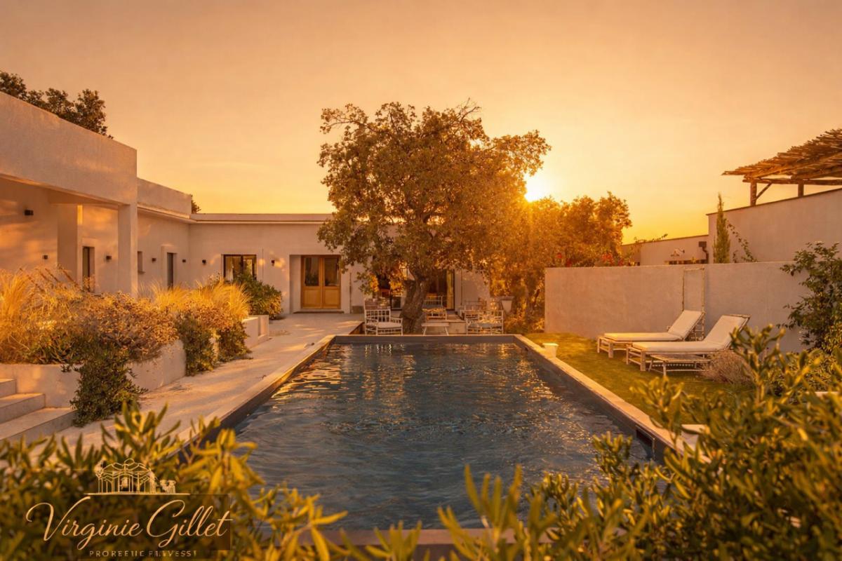 ZONZA Villa contemporaine de plain-pied invite à quelques minutes des plages de Pinarello 8