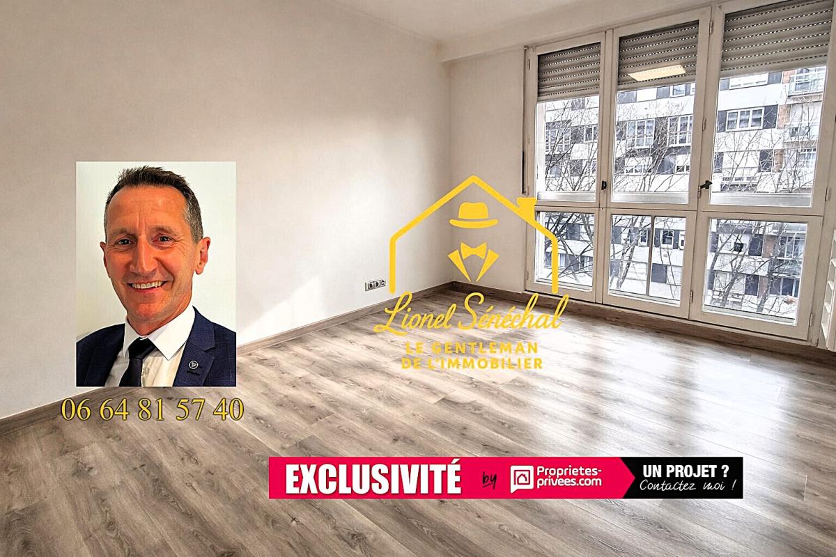 LE MANS Appartement rénové lumineux et peu énergivore de 3 pièces de 66 m2 à LE MANS quartier Hyper centre / République 1