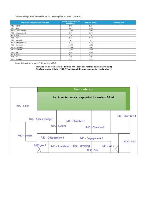VERSAILLES Appartement 5 pièces 110 m2 avec jardin/terrasse Ermitage 3