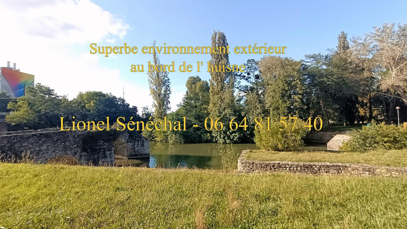 LE MANS Appartement au RDC avec 2 balcons 4 pièces de 76 m2 secteur Pontlieue avec un accès direct au bord de l' huisne 9
