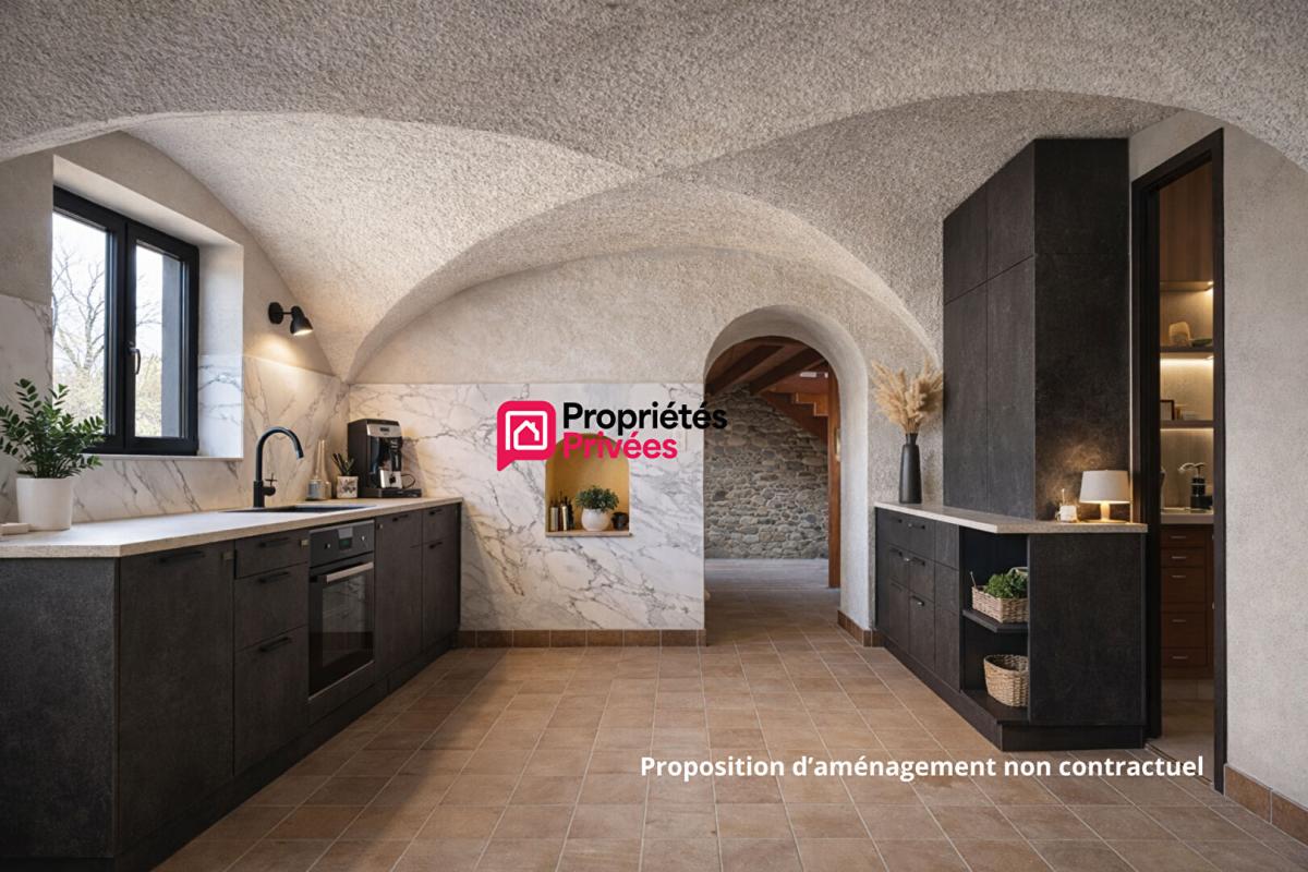 CHAPDES-BEAUFORT Maison de caractère en pierre à vendre Chapdes Beaufort de 120 m2 avec dépendances sur 960m² de terrain 7