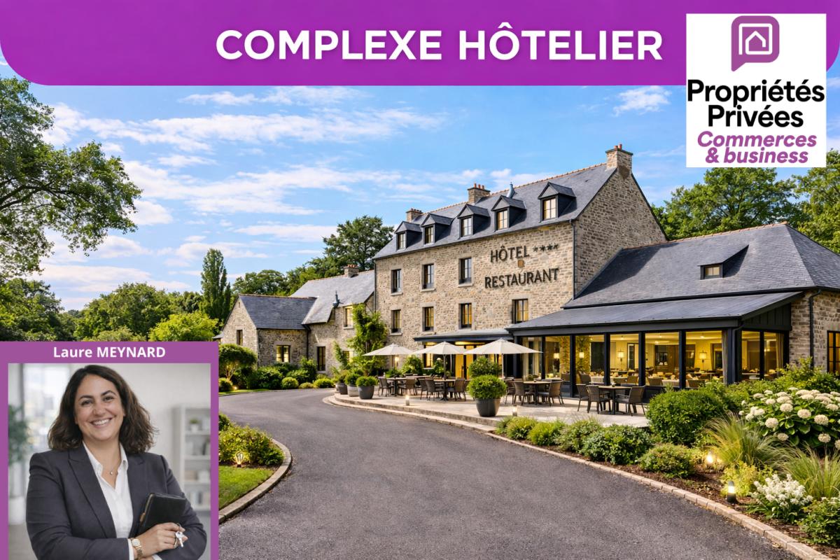 RENNES BRETAGNE - HÔTEL RESTAURANT - ENSEMBLE MURS ET FONDS - EMPLACEMENT TOURISTIQUE MAJEUR 1