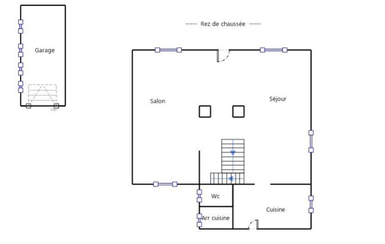 LANILDUT 29840  Lanildut viager libre non occupé 1 tête maison de maître front de mer 6 chambres grand garage 3