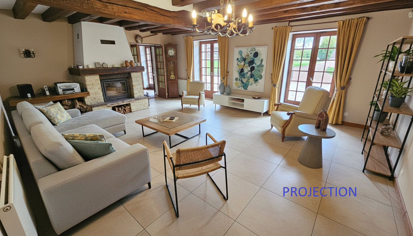 HOUDAN Houdan 10 mn / Propriété familiale 304 m2 / Terrain constructible et divisible 8