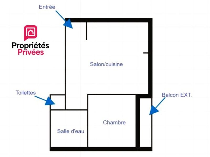 AGEN T2  lumineux avec balcon 50 m² -Dernier étage - Centre-ville d'Agen 9