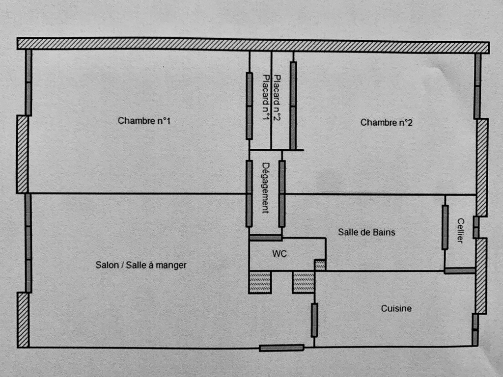 CAHORS Cahors centre - Vente appartement T3, loué, avec cave et place de parking 11