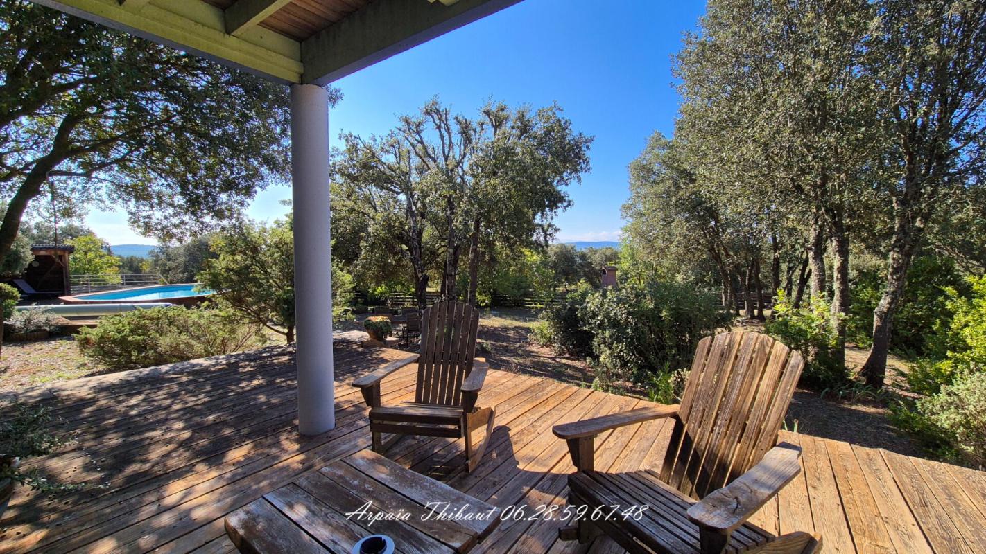 GINASSERVIS Maison d'architecte en ossature bois 140 m² habitables -Terrain 2 318 m² - Ginasservis (83560) 1