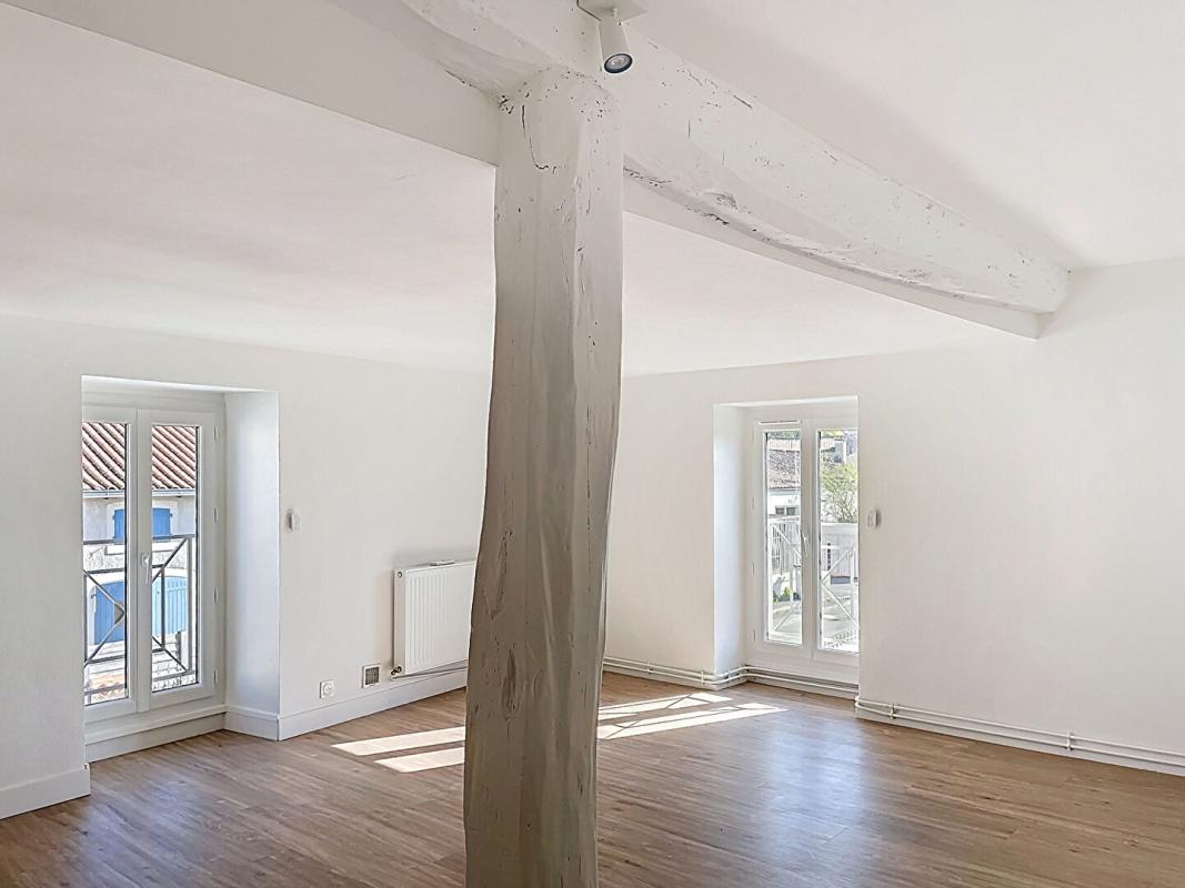 SAINT-SAUVEUR-D'AUNIS Belle demeure en pierre rénovée centre village 232 m2, 5 chambres, jardin, dépendance 10