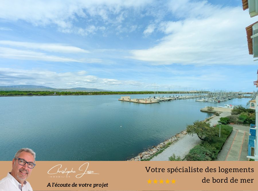 PORT LEUCATE Appartement 4 couchages avec parking vue lac marin 7