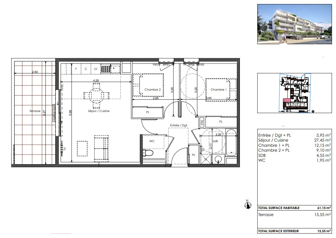 SETE L'élégance de la Corniche. Votre futur T3 entre Ciel et Mer 3