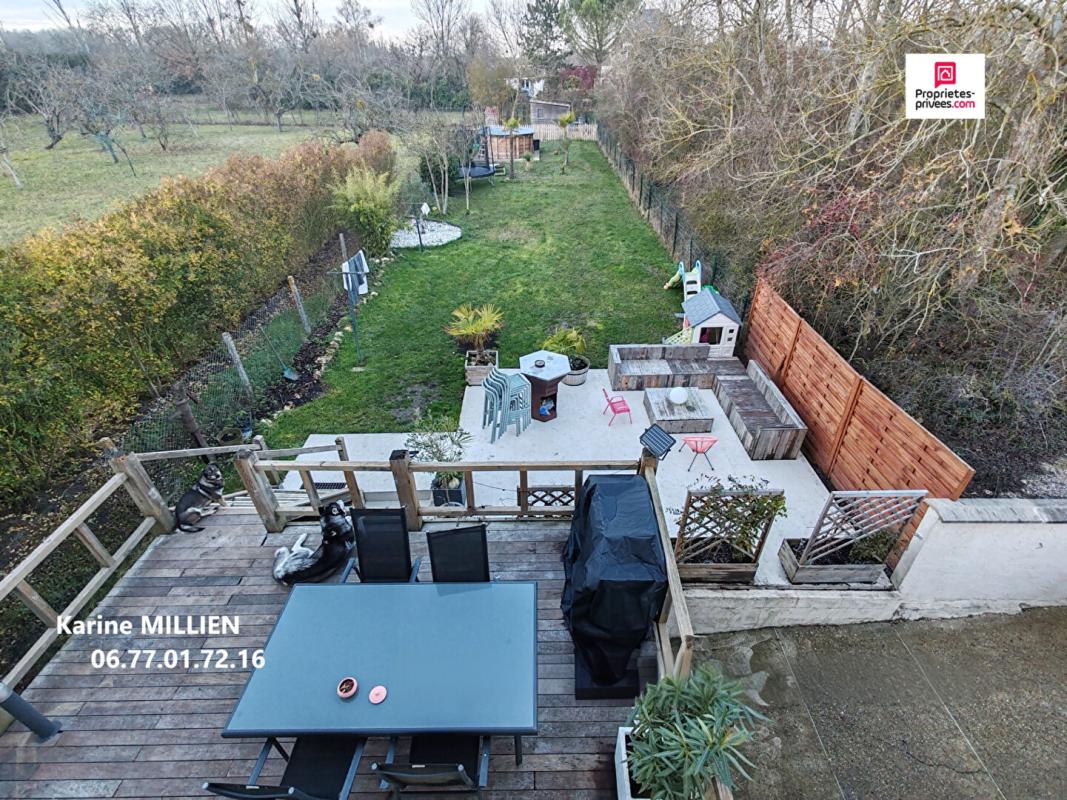 HOUDAN GARANCIERES 78890 Maison individuelle - 2 étages - 4 chambres - Cabanon de jardin - Piscine hors sol - Terrain - 322 400  HAI 12
