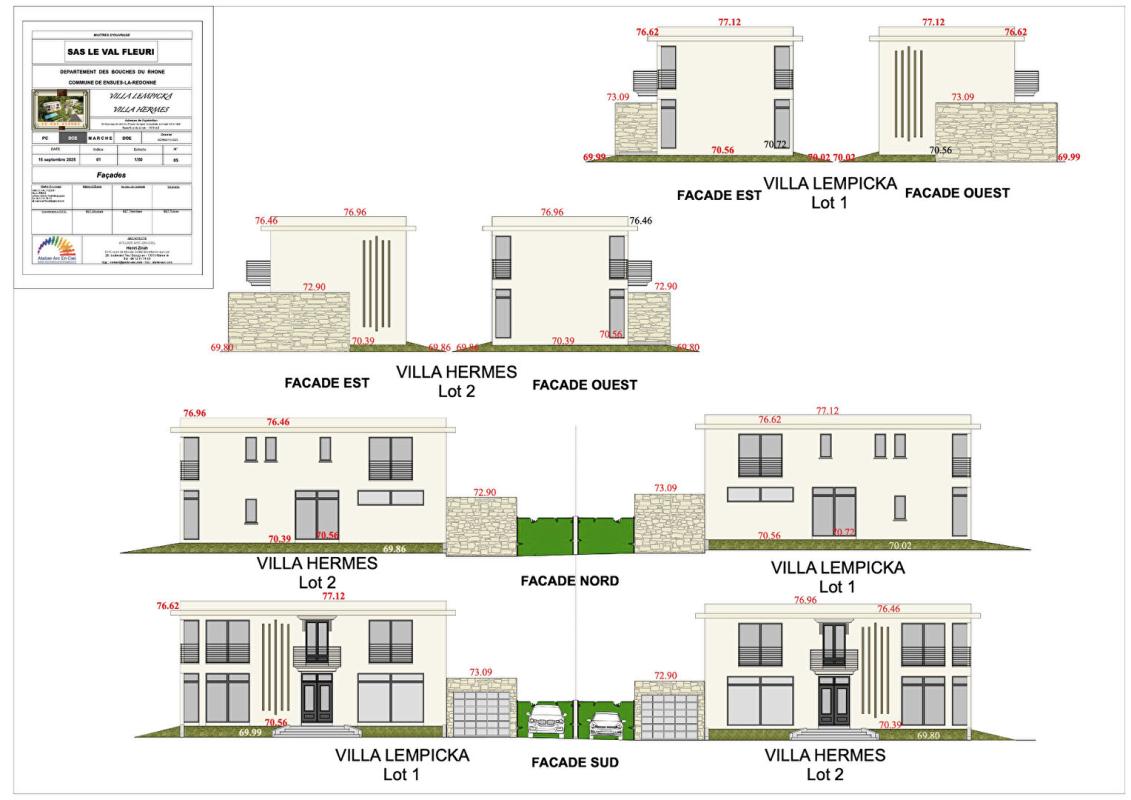ENSUES-LA-REDONNE Terrain Ensues La Redonne 726 m2 avec PC de 163 m2 8