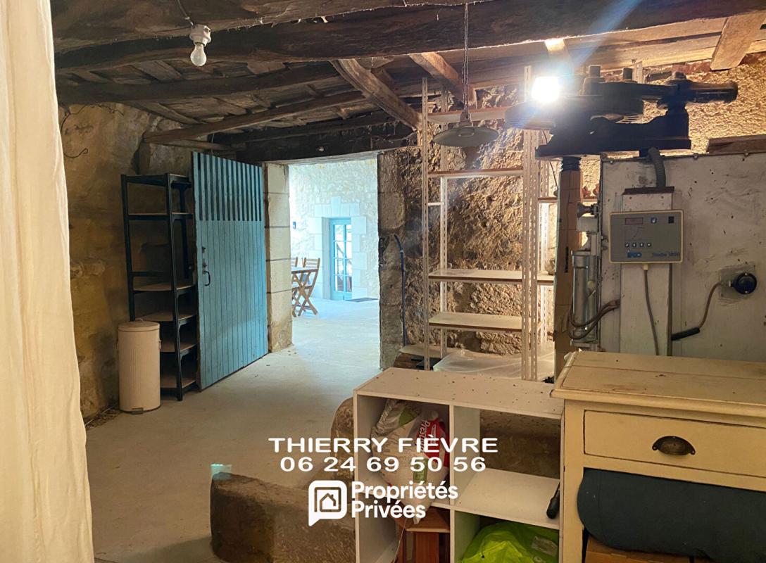 VILLAINES-LES-ROCHERS Villaines Les Rochers  - 37190 - Ensemble immobilier comprenant MAISON D'HABITATION (2 chambres), ESPACES TROGLODYTIQUES, HANGAR , TERRAIN arboré et BOIS 13