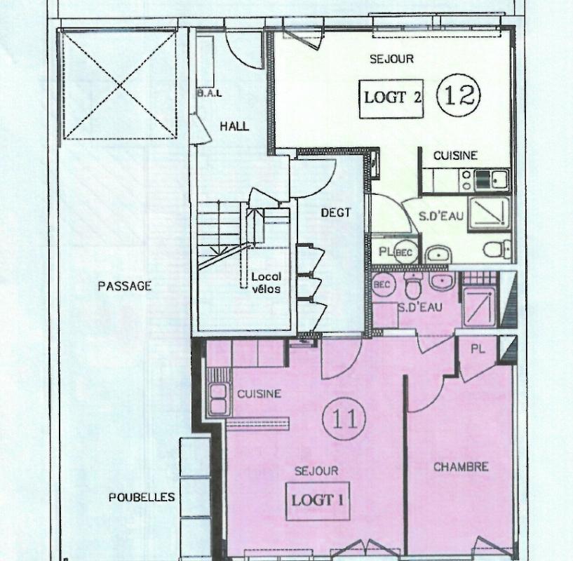 NANTES Meublé T1 bis NANTES LONGHAMP 7