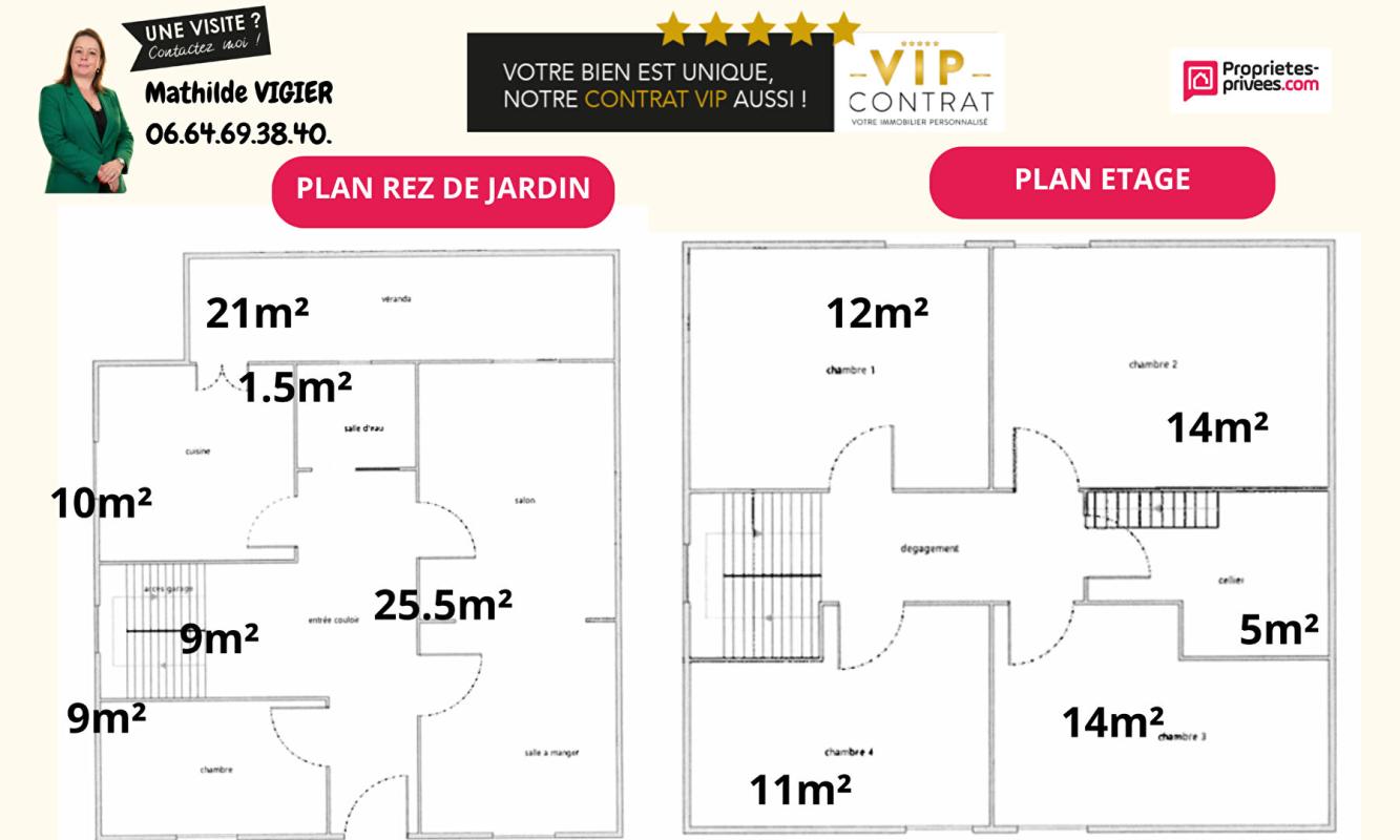 SAINT-HILAIRE-PEYROUX Maison Familiale d'environ 110m² avec véranda et terrain de 789 m²-Saint-Hilaire-Peyroux 17