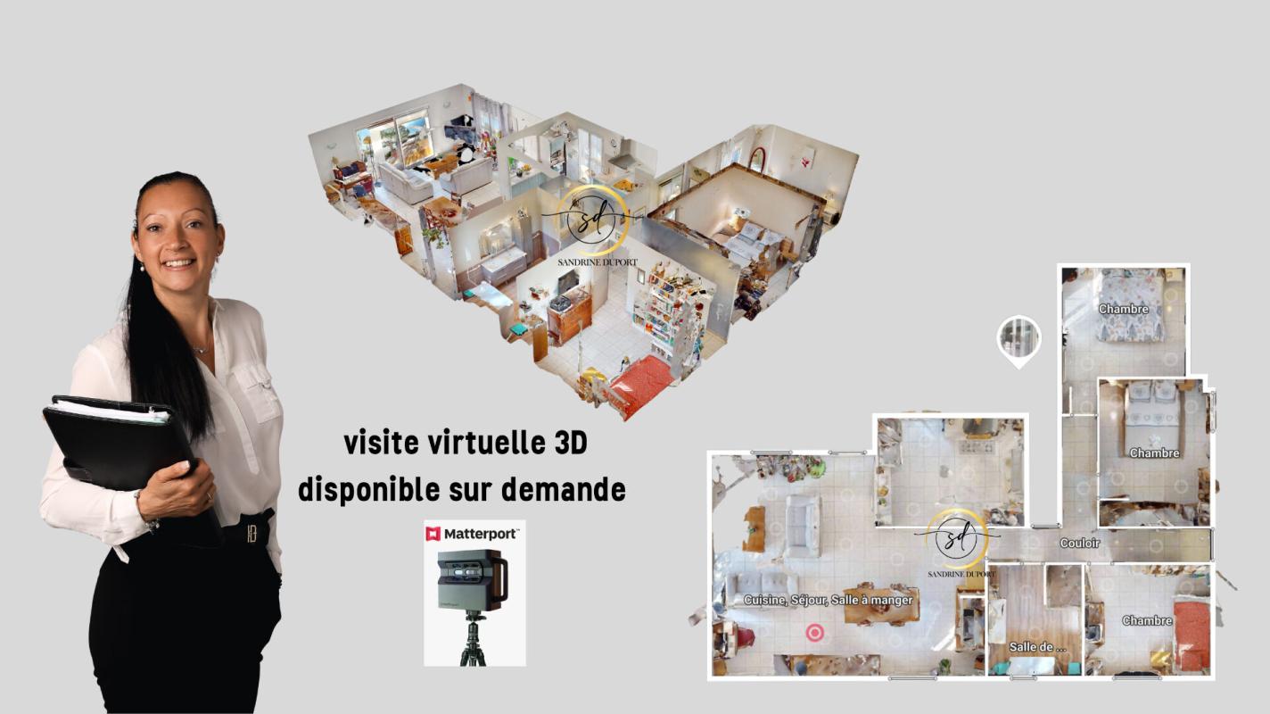 MILLAS Millas Villa plain pied 4 faces 3 chambres piscine garage + carport quartier calme 18