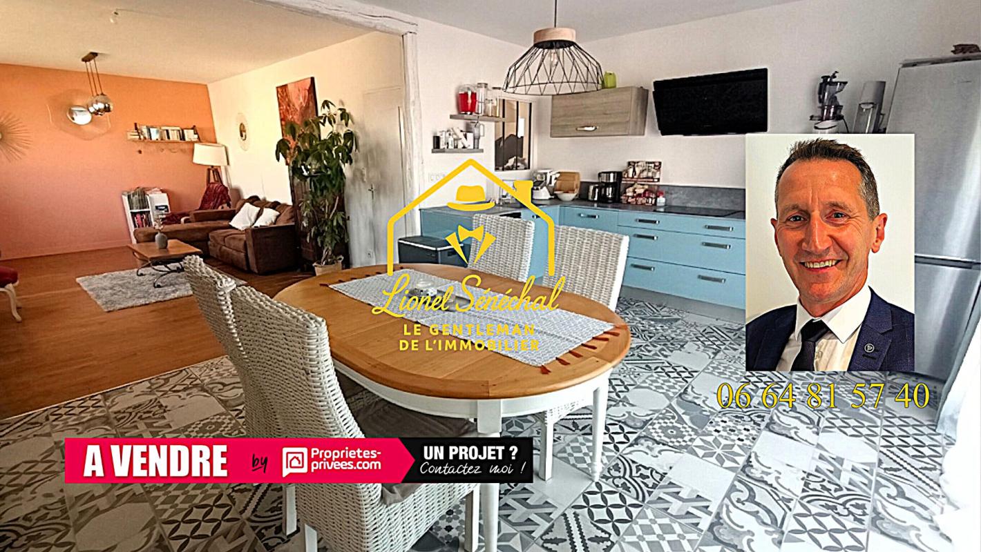 SAVIGNE-L'EVEQUE Maison lumineuse entièrement rénovée et peu énergivore de 85 m2 sur une parcelle de plus de 600 m2 1