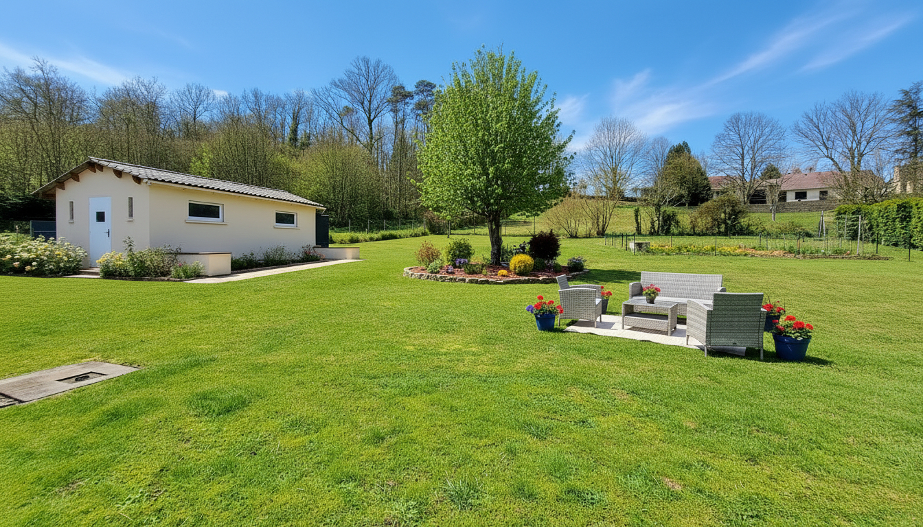 LA DOUZE Maison chaleureuse et facile à vivre! 2 cuisines. 4/5 chambres. 2 salles d 'eau.2 wc. Sous-sol. Garage. Piscine 11 X 6M. 2 Terrasses. Jardin clos de 2678 m2 17